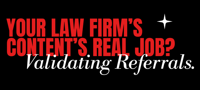 Your Law Firm's Real Job